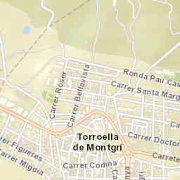 Torroella de Montgrí Street Map