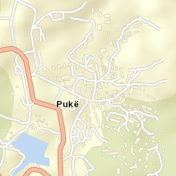 Pukë Street Map