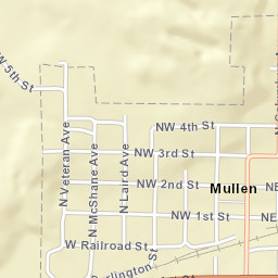 104 N Washington Ave Mullen NE Street Map