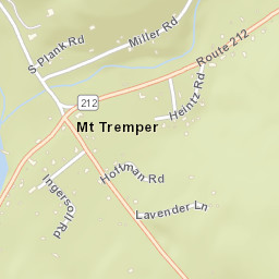 Mount Tremper New York Street Map