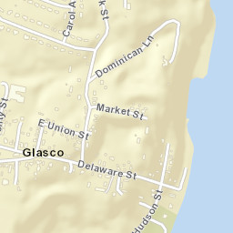 Glasco New York Street Map
