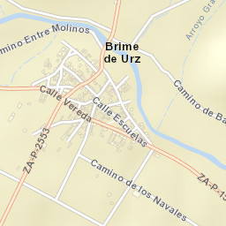 Brime de Urz Street Map
