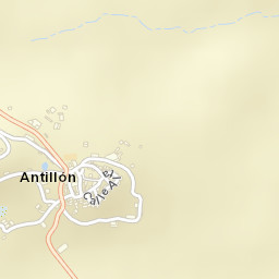 Antillón Street Map