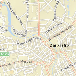 Barbastro Street Map