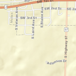 705 SW 3rd St, Mullen, NE 69152, USA Street Map