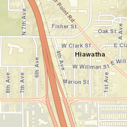 2-94 Emmons Street Hiawatha IA Street Map