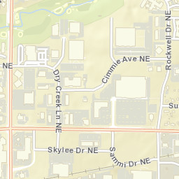 992-1078 Blairs Ferry Road Northeast Street Map