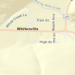 Whitesville New York Street Map