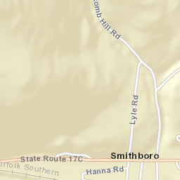 Smithboro New York Street Map