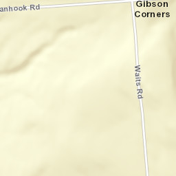 Gibson Corners New York Street Map
