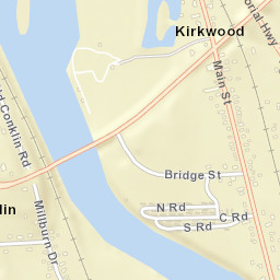 Kirkwood New York Street Map