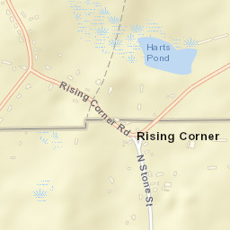 Rising Corner Connecticut Street Map