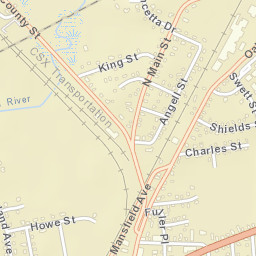 Mansfield Street Map