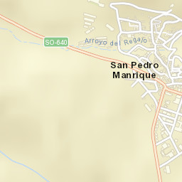 San Pedro Manrique Street Map