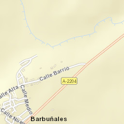Barbuñales Street Map