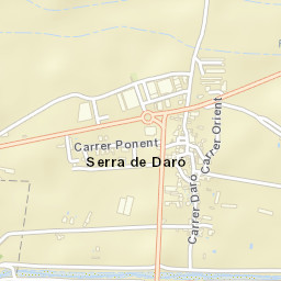 Serra de Daró Street Map