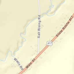 Little Genesee New York Street Map