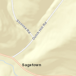 Sagetown New York Street Map