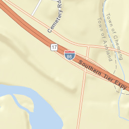 Lowman New York Street Map