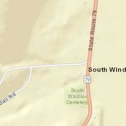 South Windsor New York Street Map