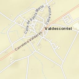 Valdescorriel Street Map