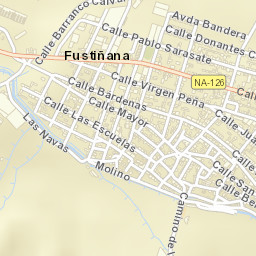 Fustiñana Street Map