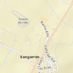 Sangarrén Street Map