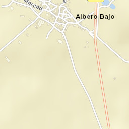 Albero Bajo Street Map