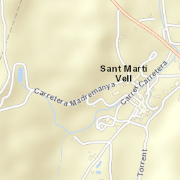 Sant Martí Vell Street Map