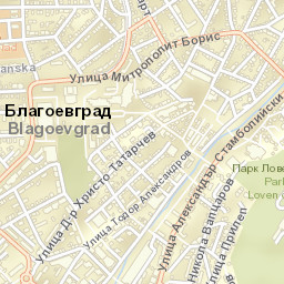 Blagoevgrad Street Map