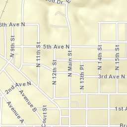 1417 Broadway Denison, Iowa Street Map