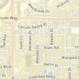 3800-3910 Lincoln Way, Ames, IA 50014 Street Map