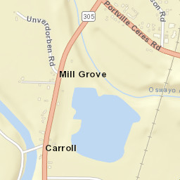 Mill Grove New York Street Map