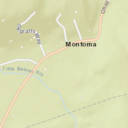 Montoma New York Street Map