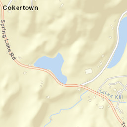 Cokertown New York Street Map