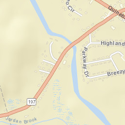 Quinebaug Connecticut Street Map