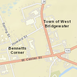 West Bridgewater Street Map
