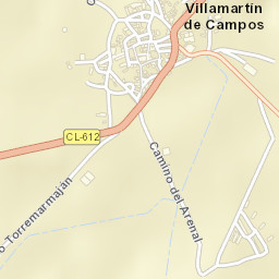 Villamartín de Campos Street Map