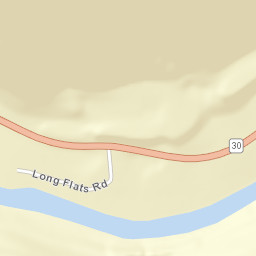 Long Flat New York Street Map