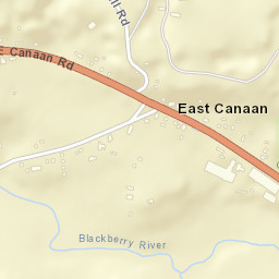 East Canaan Connecticut Street Map