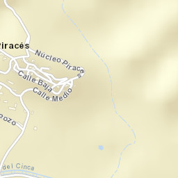 Piracés Street Map