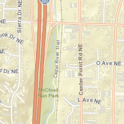 1347 O Ave NE Cedar Rapids IA Street Map