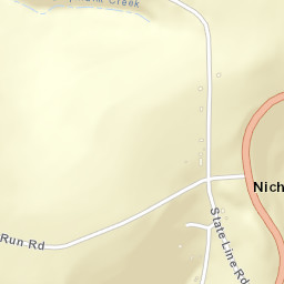 Nichols Run New York Street Map