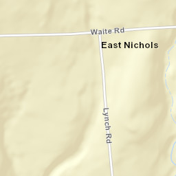 East Nichols New York Street Map