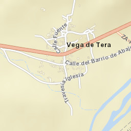 Vega de Tera Street Map