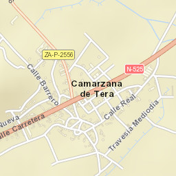 Camarzana de Tera Street Map