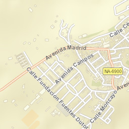 Cascante Street Map