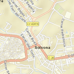 Solsona Street Map
