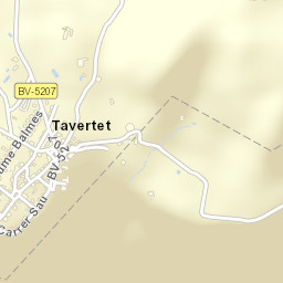 Tavertet Street Map