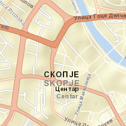 Skopje Street Map
